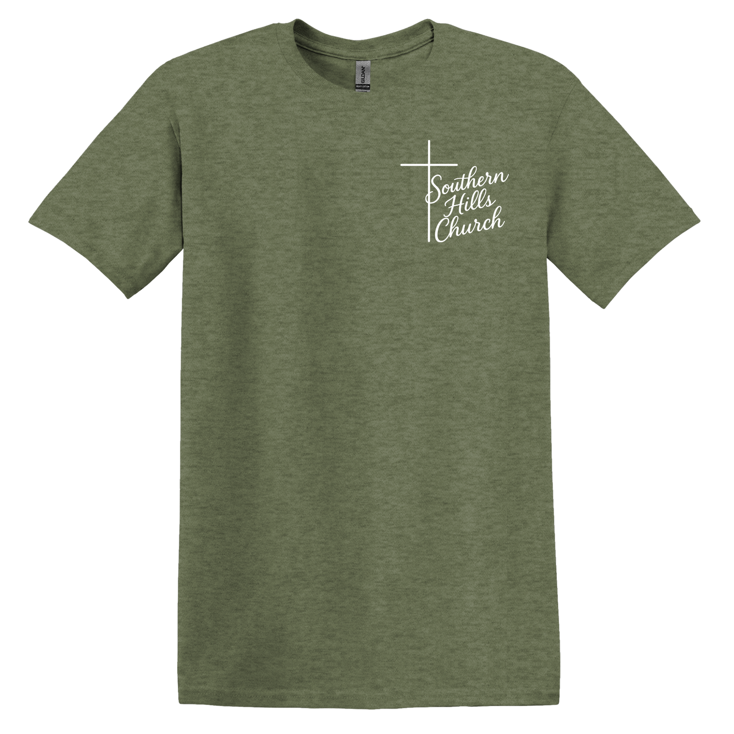 Left chest Southern Hills Gildan