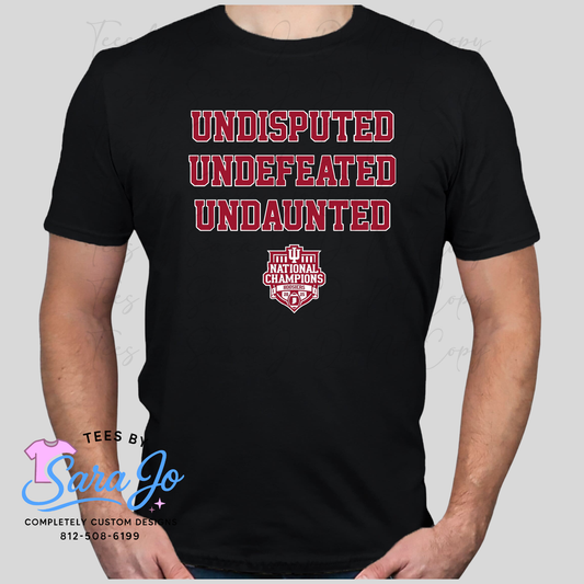 Undisputed Undefeated Undaunted