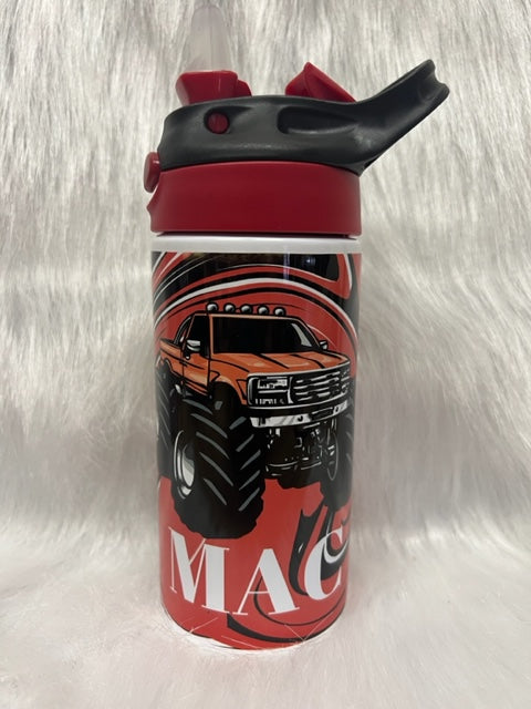 Monster Truck Kids Cup w/Sippy Lid