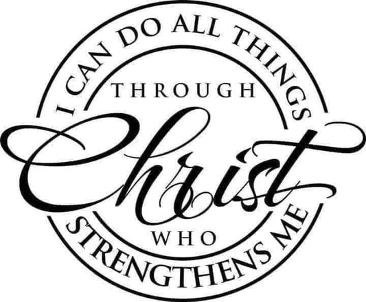 I can do all things through CHRIST tumbler