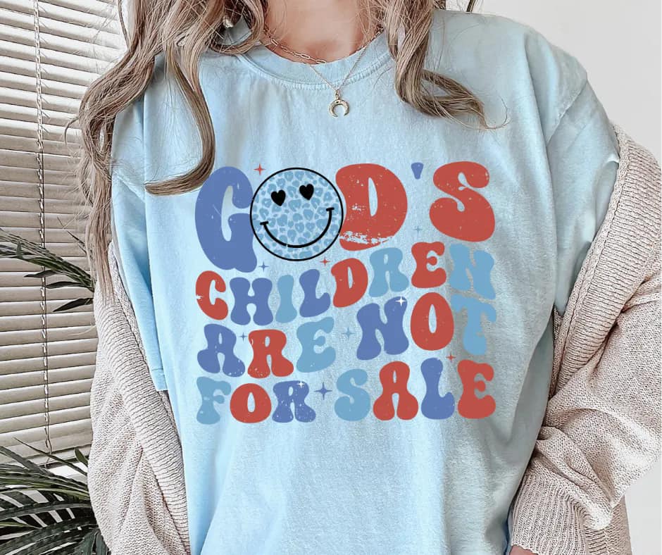 GOD's Children Are Not For Sale -Smiley