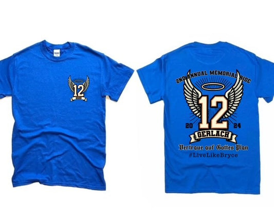 Gerlach Benefit Ride Memorial Shirts